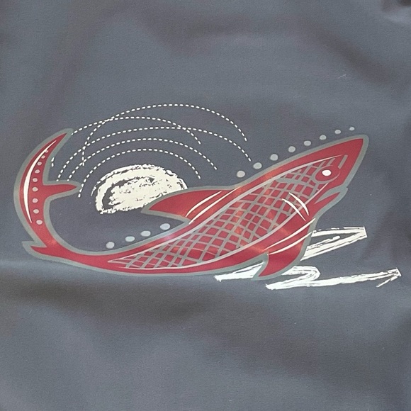 NWT Sunbusters Tuga Kid Boys 2-3 Years Gray Long Sleeve Rash Guard Shark UPF 50+ - Picture 4 of 7